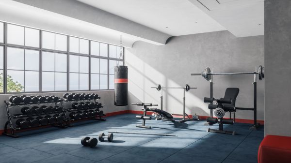 Rubber Gym Floor Installation