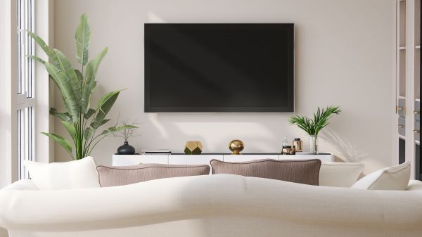 Bedroom TV Hanging