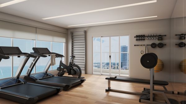 Exercise Flooring Installation