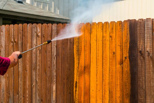 Fence Dirt Removal