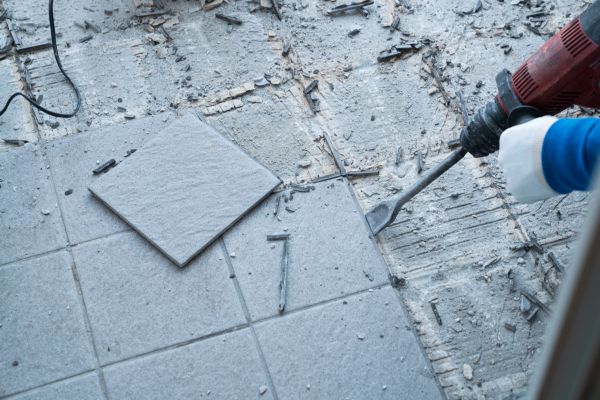 Floor Tile Removal