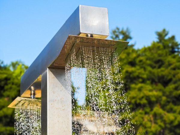 Outdoor Shower Assembly