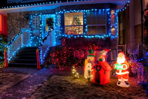Christmas Lights Hanging