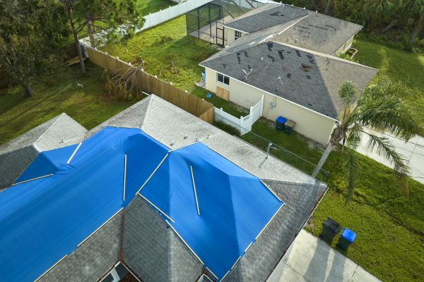 Emergency Tarp Installation