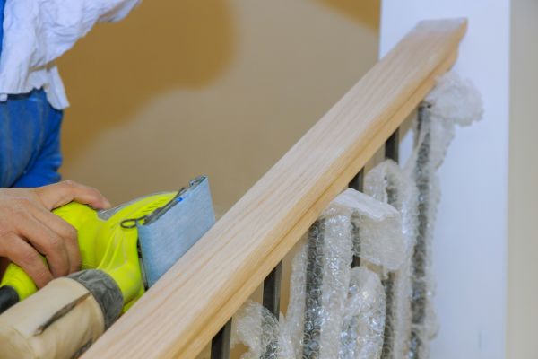 Deck Railing Refinishing