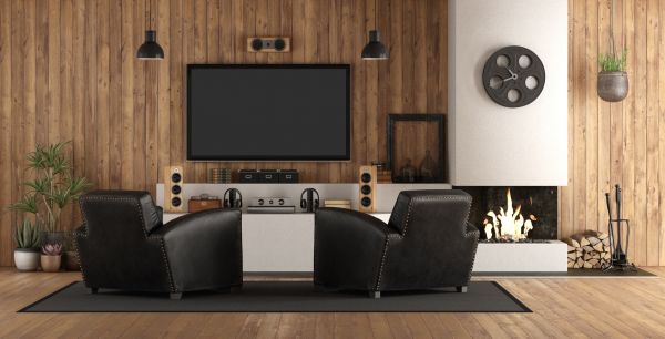 Audio Video Cabinet Assembly