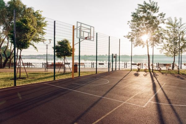 Basketball Goal Installation