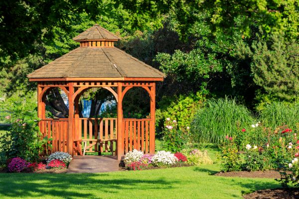 Cedar Gazebo Construction