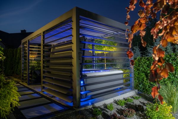Hot Tub Gazebo Placement