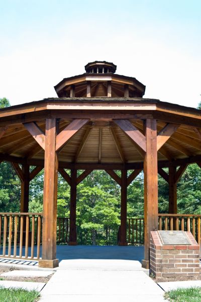 Cedar Gazebo Installation
