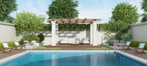 Pool Gazebo Building