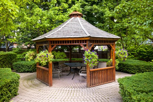 Covered Gazebo Assembly