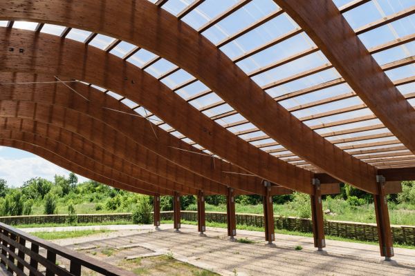 Curved Pergola Construction
