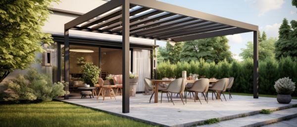 Outdoor Pergola Building