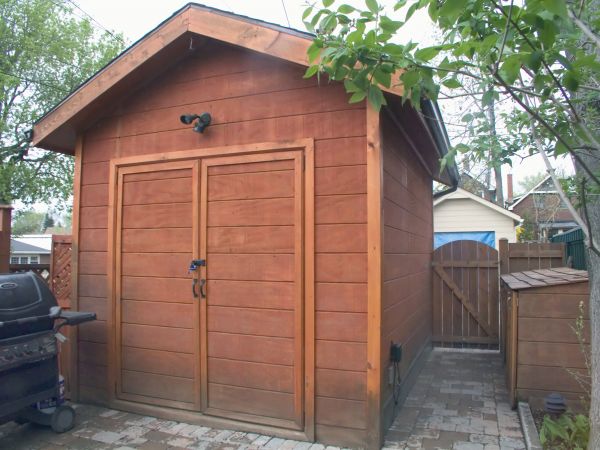 Cedar Shed Installation