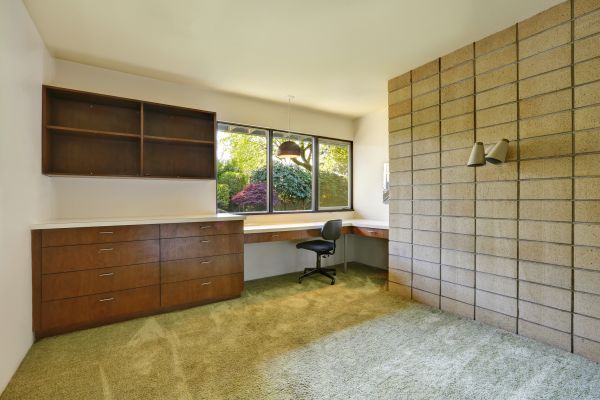 Built In Desk Installation