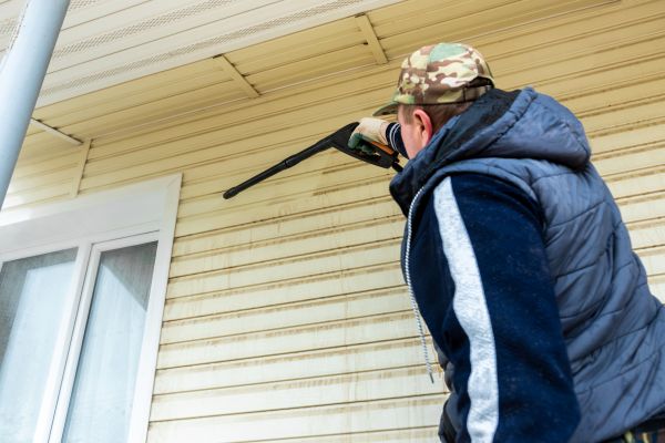 Brick Home Power Washing